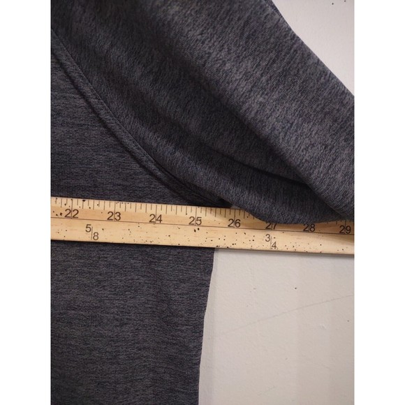 Hawke & Co. Tech-Fibers Athletic Shirt Men's 2XL XXL Long Sleeve Gray Mock Neck - Picture 6 of 7